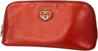 Gucci Pre-owned Clutches, female, Red, Size: ONE SIZE Pre-owned Pouch