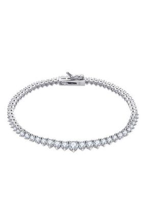 Untamed Petals Vanderbilt Crystal Bracelet in Silver at Nordstrom