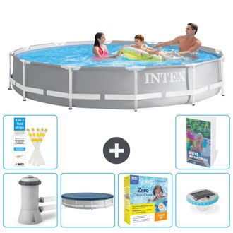 Intex Piscina Prism Frame Redonda - 366x76 Cm - 7-piezas S178