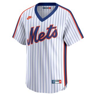 Nike New York Mets Cooperstown Nike Mens Dri-FIT ADV MLB Limited Jersey in White | CO25NMC1NMT-A3F
