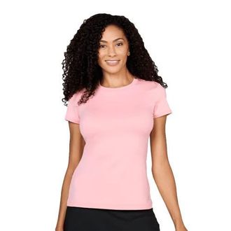 Sofibella UV Colors Short Sleeve Womens Tennis Shirt in Bubble at Nordstrom, Size X-Large