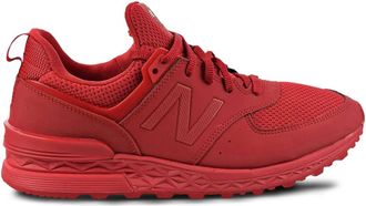 New Balance Sneakers 574 in rete - Rosso