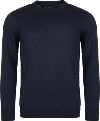 Barbour Round-neck Truien - Heren - Ronde hals truien - Blauw - S - Katoen - Truien & Vesten