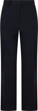 Max Mara Pantalones Rectos Humanity - Trousers - Mujer - Negro - 2XS