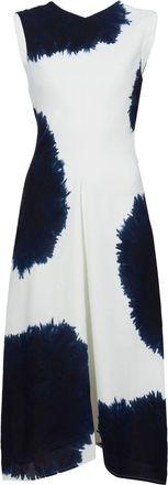 Proenza Schouler Ella Dress In Printed Viscose Crepe - women - Viscose - 6 - White