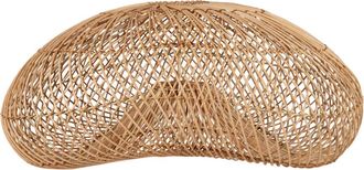 Maisons du monde L&aacute;mpara de techo no electrificada de rejilla de rat&aacute;n