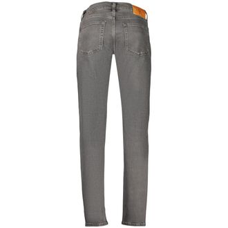 Calvin Klein Tapered Cotton Jeans - Black