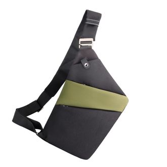 Generic Fanny Pack Men for Travel - Anti-Theft Shoulder Bag, Waterproof Sling Capacity Slim Waist Belt, Portable Chest Pouch | Cycling Shopping Commutes Dates