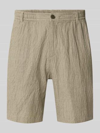 Jack & Jones Shorts mit Strukturmuster Modell BILL in Oliv, Gr&ouml;&szlig;e XXL