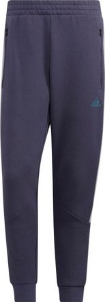 adidas Mens adidas St Blok Knpnt Logo Printing Elastic Waistband Bundle Feet Sports Pants/Trousers/Joggers Blue HM2988