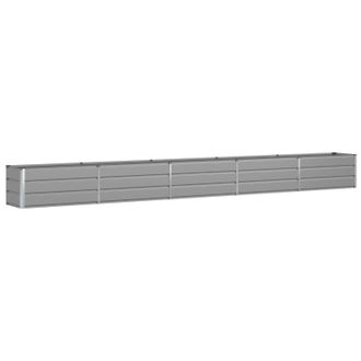 vidaXL Jardinera Gris Claro 480 X 50 X 45 Cm Acero Galvanizado Vidaxl