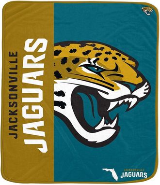 Pegasus Sports Jacksonville Jaguars Nfl Team Logo Soft Fleece Throw