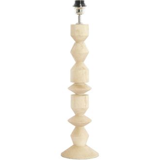 Light & Living Light & Living - L&aacute;mpara De Mesa - Edie - Natural - Madera - &Oslash;