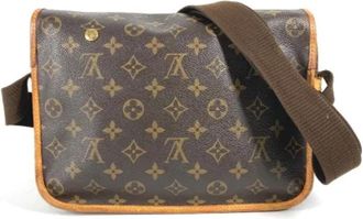 Louis Vuitton Pre-owned Vintage Monogram Schoudertas - Dames - Vintage Schoudertas - Bruin - ONE Size - Leer - Vintage