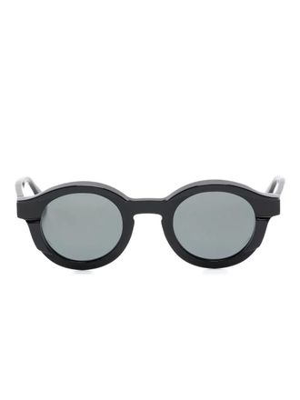 Thierry Lasry Slippery round-frame sunglasses - unisex - Acetate - One Size - Black