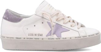 Golden Goose White Lace Up Sneakers