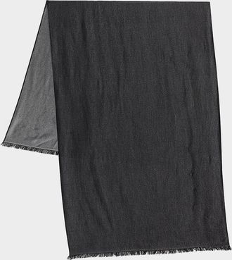 Carolyn Rowan Metallic Cotton and Viscose Shawl
