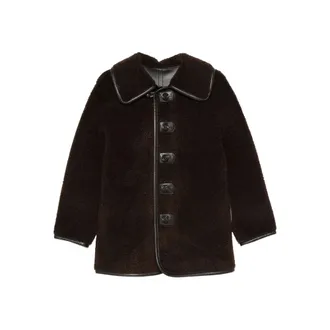 Low Classic Leather Outerwears Marrone-Donna