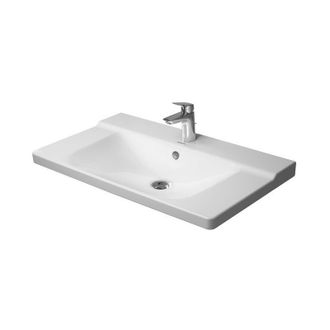 Duravit Duravit P3 Comforts Lavabo Con Plataforma Para Grifo Rebosadero 850x500mm 1 Orificio Para Grifer&iacute;a Blanco