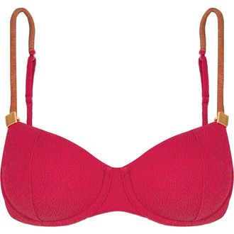 Vix Firenze Aika Mel Bikini Top in Red at Nordstrom Rack, Size X-Large