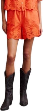 M&eacute;lissa Nepton Toro Short In Red Orange