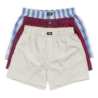 St&uuml;ssy Boxer Shorts 3 Pack Multicolor 112370-MULT
