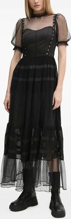 AllSaints Abito con occhielli - Nero