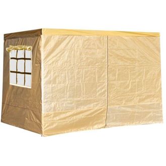 Regalos Miguel Packs Laterales Carpas Plegables - Pack 4 Laterales Para Carpas 3x3 Eco 2l1v1p - Crema