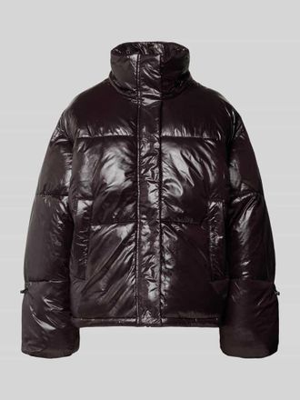 Noisy May Steppjacke mit Stehkragen Modell ALLIE in Black, Gr&ouml;&szlig;e L