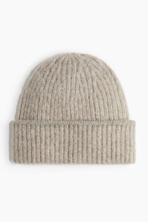 H&M Weich angeraute Beanie - Grau