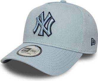 New Era A-Frame Trucker Cap Outline New York Yankees Sky