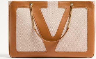 Valentino Garavani Valentino Garavani Viva Superstar Large Canvas Shopping Bag Wo