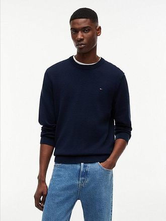Tommy Hilfiger Tommy Flag Embroidery Lightweight Slim Jumper
