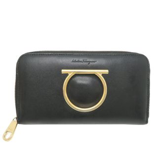 Ferragamo Leather Long Wallet (Bi-Fold) (Pre-Owned)