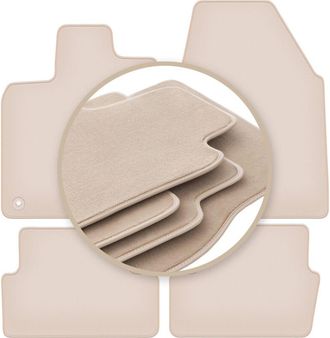 OEM Alfombrillas Beige Premium Para Nissan Qashqai J10 I Crossover 2006-2013