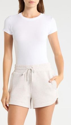 Lord & Taylor Rib Baby T-Shirt in Brilliant White at Nordstrom, Size X-Small