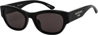 Balenciaga Zonnebrillen - Dames - Zonnebrillen - Zwart - 55 MM - Accessoires