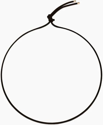 Thatch Womens Rya Leather Cord Necklace In Noir