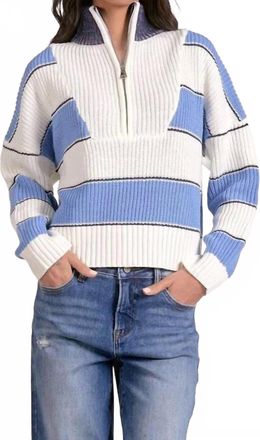 Elan Sloane Sweater In Light Blue