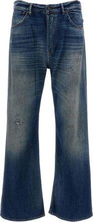 Acne Studios Dark Blue Mid Rise Jeans