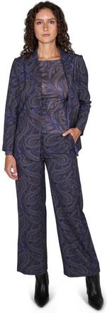 Lords of Harlech Julia Stretch Wool Tailored Blazer in Badalona Smoke at Nordstrom, Size 10