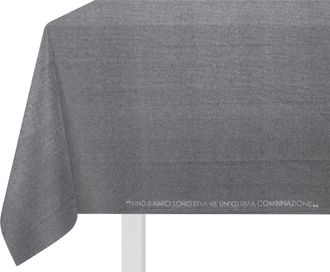 KASANOVA Tovaglia 140x240 cm scritta Quotes antracite