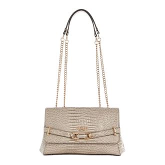 Guess Silvye Convertible Xbody Flap - - Bags - Donna - Beige - ONE SIZE
