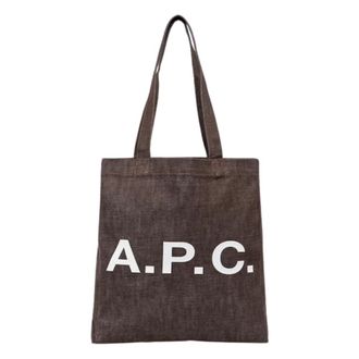 A.P.C. Tote Bags, female, Brown, Size: ONE SIZE Lou Tote Bag