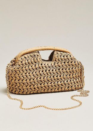 Urban Expression Lani Raffia Clutch
