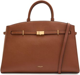 DeMellier The Hudson Grained Leather top Handle bag - Tan - One Size