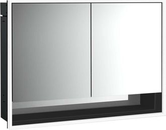 Emco Emco - Loft Armario Con Espejo Iluminado Y Estante Inferior, 1000mm, 2