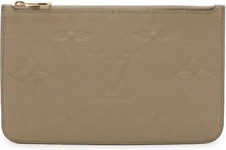 Louis Vuitton Pre-owned Clutches, female, Brown, Size: ONE SIZE Pre-owned Canvas Clutch