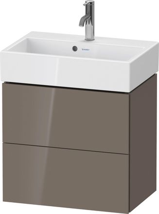 Duravit L-cube Mueble De Ba&ntilde;o De Pared Compact, 2 Cajones, Ancho: - Duravit