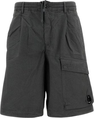 C.P. Company Lens Cargo Shorts - Heren - Korte Broeken - Grijs - S - Korte Broeken